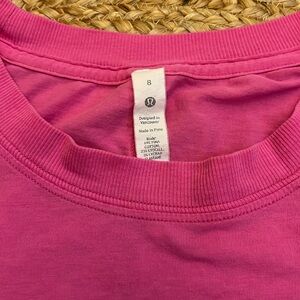 Lululemon crop t-shirt